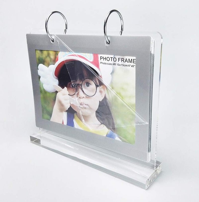 TPGP إطار صور أكريليك شفاف من ليويوبي - عرض مزدوج الجوانب لصور 4x6" - Image 2