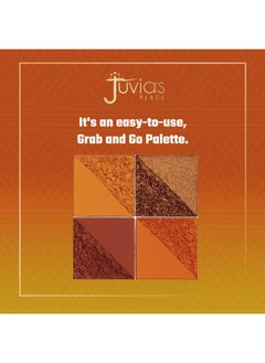 Juvia's Place Rebel Quad Honey Eyeshadow Palette - Professional Eye Makeup, Pigmented Eyeshadow Palette, Makeup Palette for Eye Color & Shine, Pressed Eyeshadow Cosmetics, Shades of 4, 1.0 Count  - Image 2