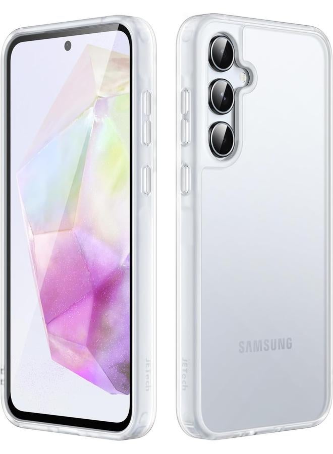 Jetech Matte Case For Samsung Galaxy A35 5G Frosted Translucent Back Protective Slim Phone Cover Anti Fingerprints Frosted Clear - Image 1