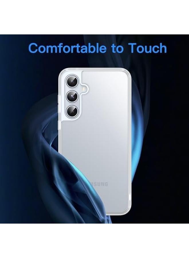 Jetech Matte Case For Samsung Galaxy A35 5G Frosted Translucent Back Protective Slim Phone Cover Anti Fingerprints Frosted Clear - Image 3