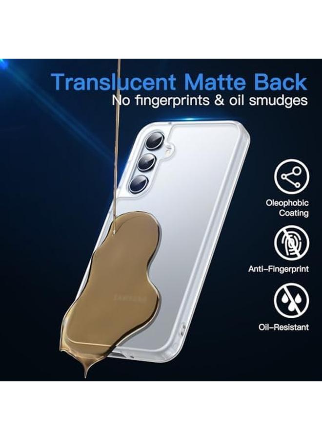 Jetech Matte Case For Samsung Galaxy A35 5G Frosted Translucent Back Protective Slim Phone Cover Anti Fingerprints Frosted Clear - Image 5
