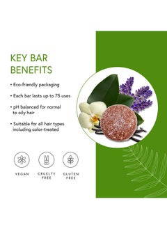 Honeybee Gardens Lavender Vanilla Shampoo Bar 2.3 Oz.  - Image 3