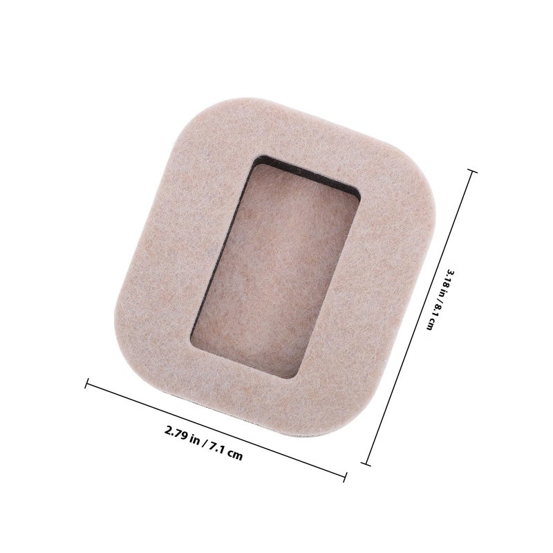 4Pcs Felt Furniture Caster Cups 6cm Diameter Non Slip Floor Protectors For 5 6cm Wheels - Image 3