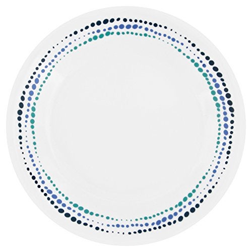 Corelle Ocean Blues Chip and Break Resistant Dinner Set for 4 Person, Blue, 12-Piece - Image 4