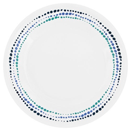 Corelle Ocean Blues Chip and Break Resistant Dinner Set for 4 Person, Blue, 12-Piece - Image 3