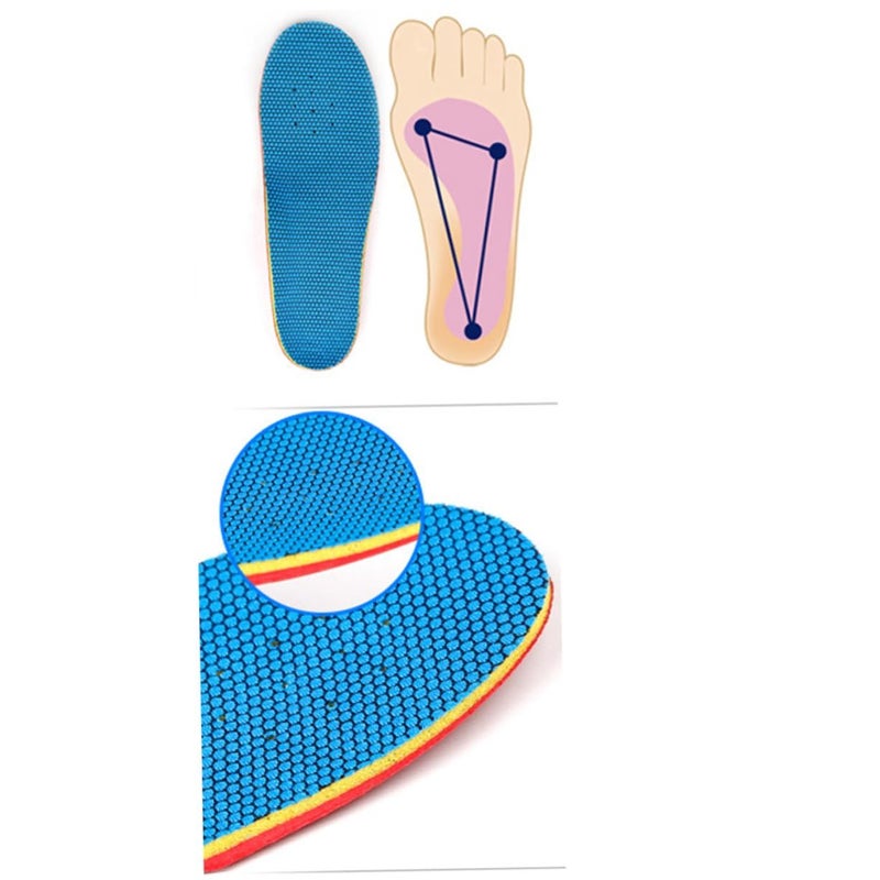 Flat Foot Arch Support Inserts 18x7x1cm Orthopedic Pressure Relief - Image 3