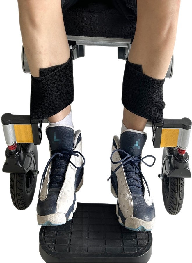 PSNOOK Wheelchair Leg Strap Medical Restraints for Elderly Patient,Wheelchair Seat Belt Restraints Foot Rest Strap Leg Straps for Wheelchair Accessories for Paralysis Parkinson's Legs Spasm (2Pcs) - Image 1