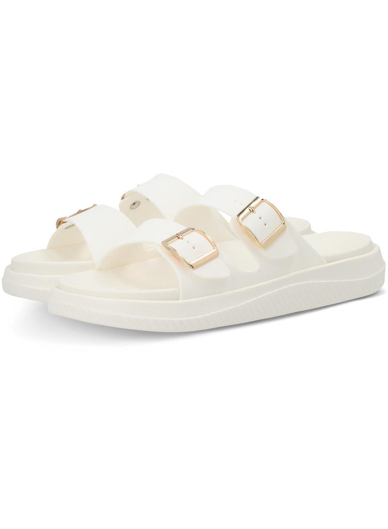 Demix Women's Flip-Flops Walker W White – Comfortable & Stylish, Perfect for Beach, Poolside, and Everyday Wear, Durable and Practical Design - Image 2