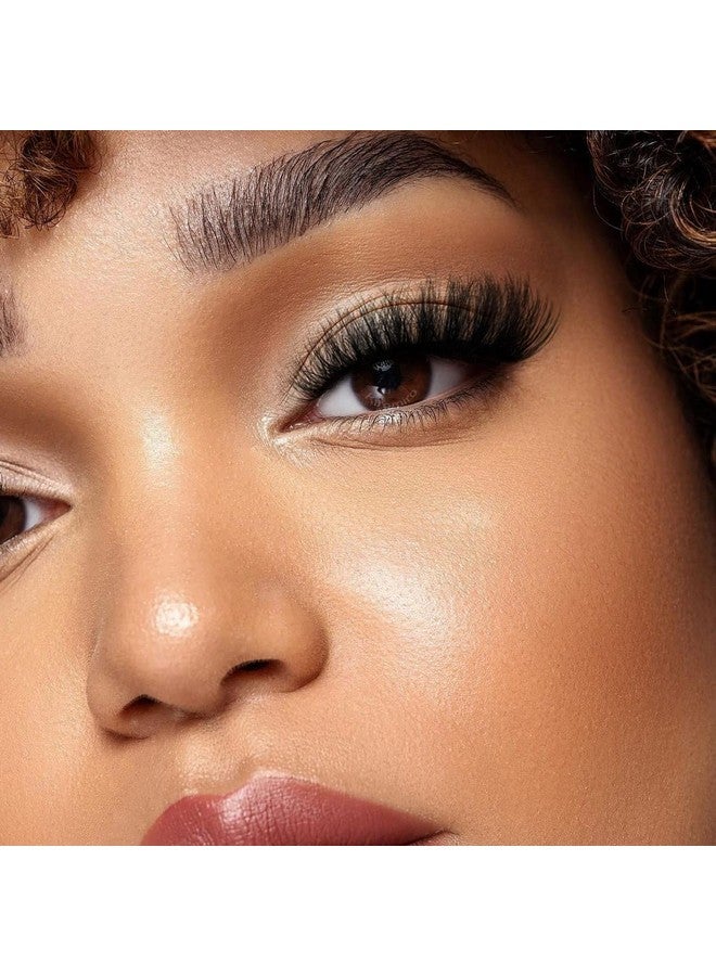 Kiromiro Mink Lashes 20Mm Fluffy False Eyelashes Thick Volume Dramatic Cat Eye Lashes 7 Pairs Long Strip Wispy Lashes Pack - Image 2