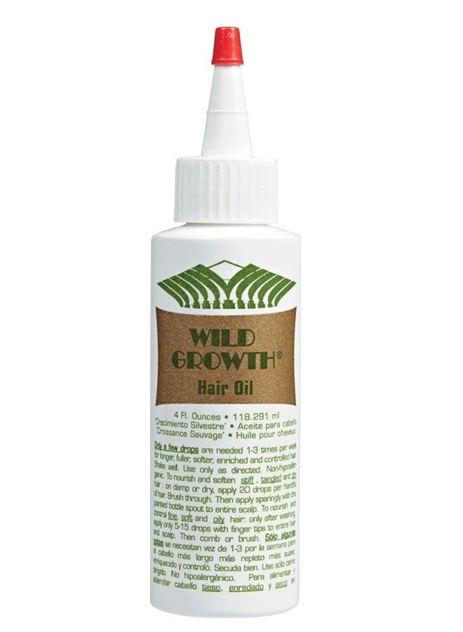Wild Growth Wild Growth, Hair Oil For Unisex, 4 fl Ounces