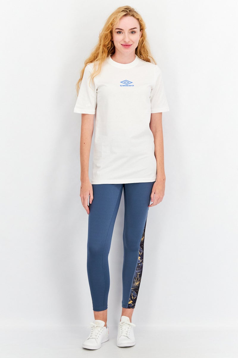 umbro Women Sportswear Fit Brand Logo Outdoor Tee, White - Image 4