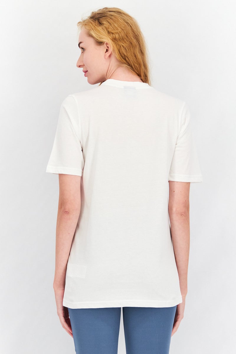 umbro Women Sportswear Fit Brand Logo Outdoor Tee, White - Image 3
