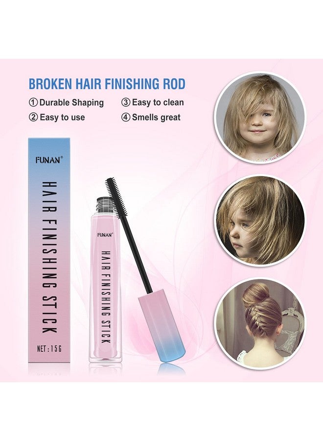FUNAN Hair Finishing Stick 2 Pack For Small Broken Hair Cream/Gel For Women Naturally Refreshing, Non-Greasy And Non-Sticky - Image 1
