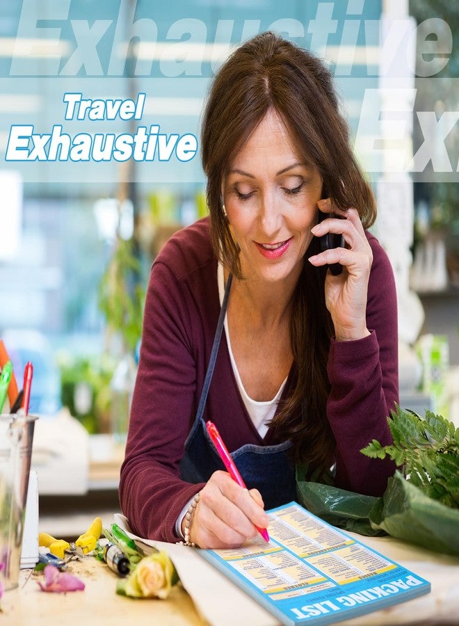 Eaasty 2 Travel Packing List 6" x 9" Packing List Notepad Checklist Memo Pad Checklist Essentials Memo Note Pad 60 Sheets for Hiking, Camping, Beach, Vacations - Image 5