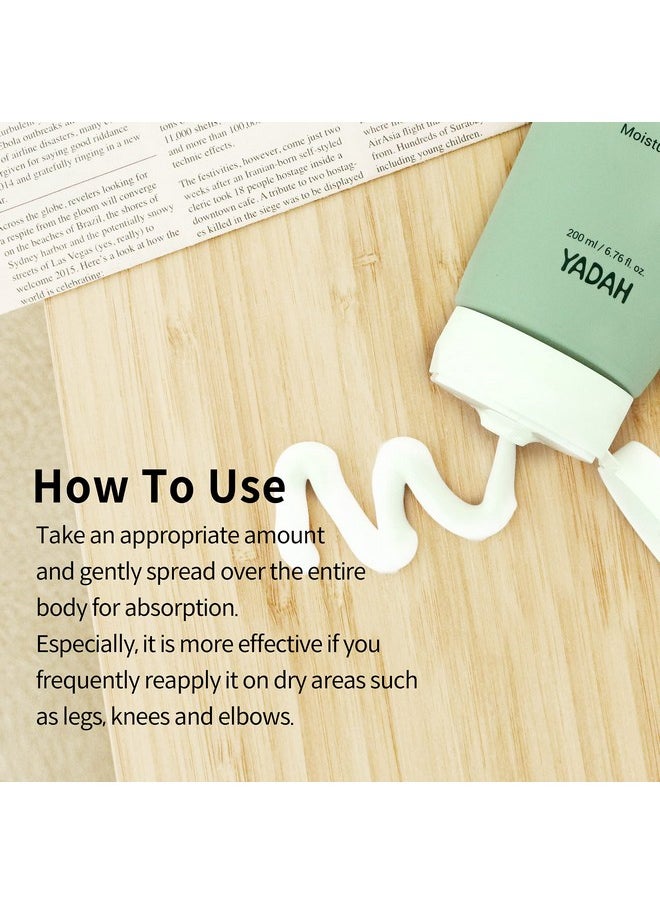 YADAH Cactus Body Lotion 6.76Fl.Oz.69.58% Of Cactus Instead Of Water Vegan Paraben Free Non Sticky Moisturizing Emulsion For Dry Sensitive Skin  - Image 5