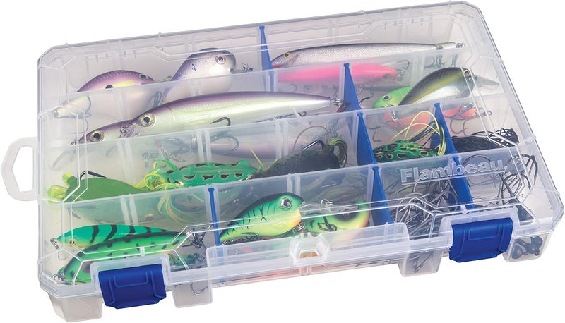 Flambeau Outdoors 4007 Tuff Tainer Fishing Tackle Box with Zerust Anti-Rust Dividers - 12 Adjustable Dividers, 24 Compartments, Clear Organizer - Image 5