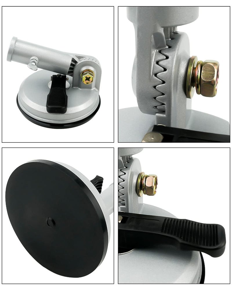 ULZOZN حامل علم بقبضة شفط بتصميم عالمي قابل للتعديل متعدد الوضعيات لحامل العلم الثقيل لتثبيت الأعلام على RV والشاحنات والسيارات وSUV وATV والجدران المنزلية - Image 2