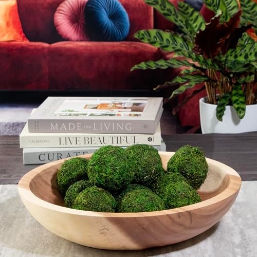 ANDALUCA Decorative Green Moss Balls Bowl Filler Orbs (Pure Moss) - Image 2