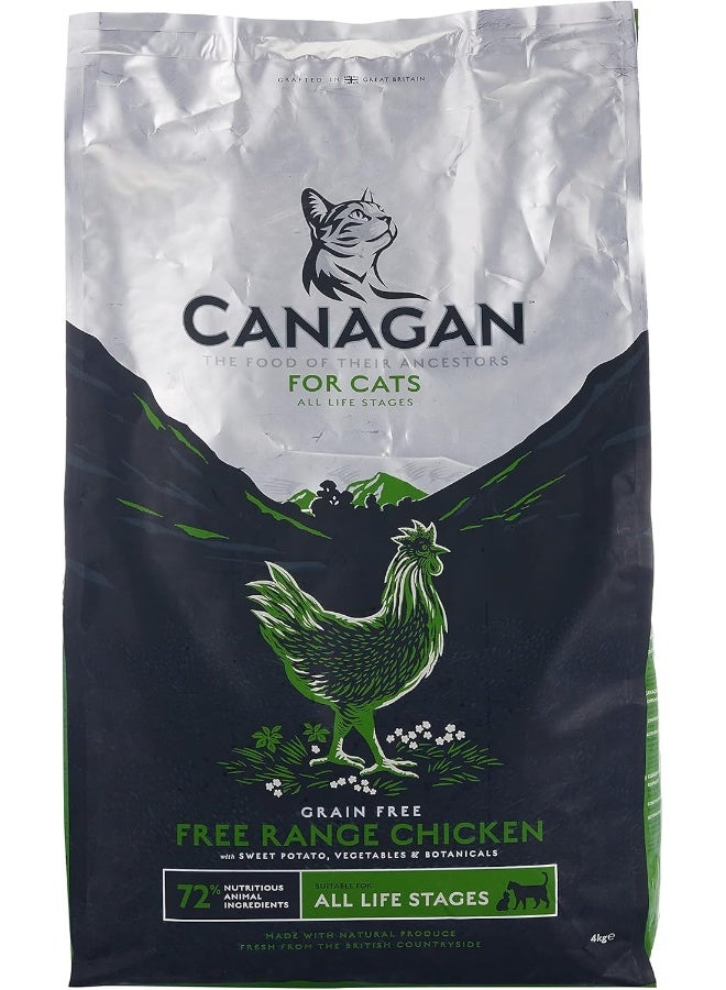Canagan طعام جاف للدجاج الحر من كاناجان للقطط 4 كجم - Image 1
