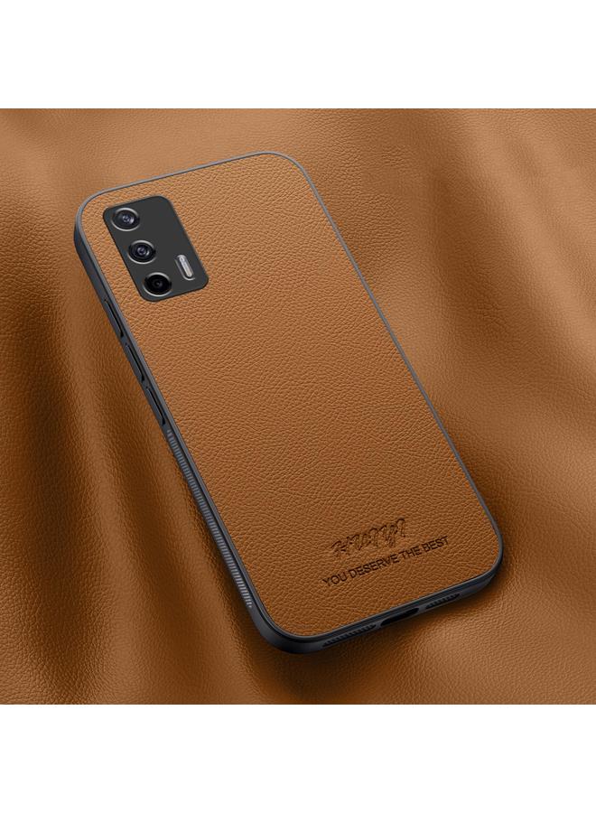 اس-توب جراب هاتف Realme GT Neo2T من HUIYI مصنوع من الجلد المغناطيسي - Image 1