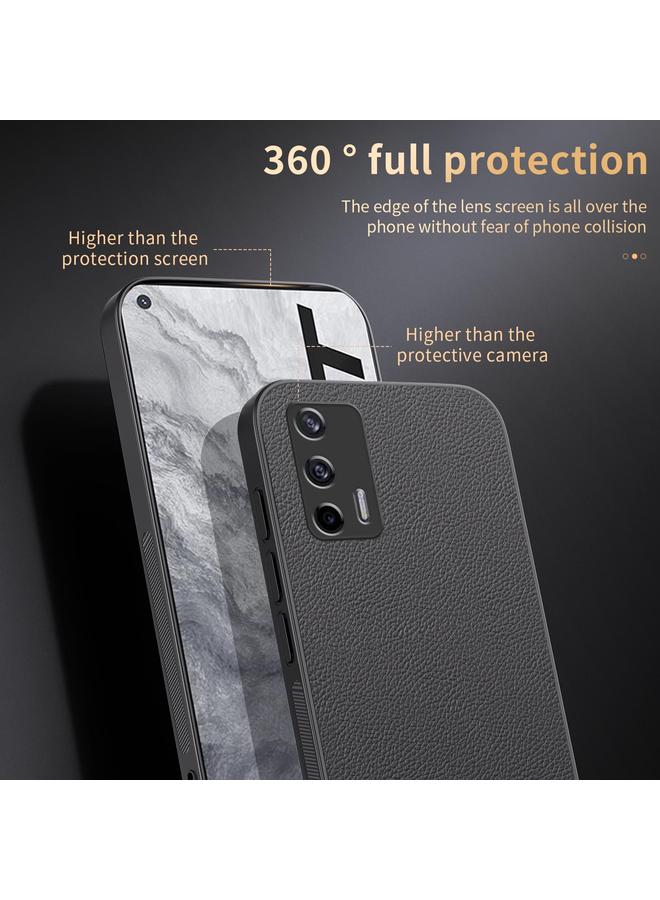 اس-توب جراب هاتف Realme GT Neo2T من HUIYI مصنوع من الجلد المغناطيسي - Image 4