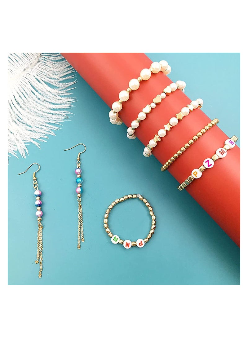 سيوسي 720pcs تباعد حبة مجموعة لؤلؤة سوار 15 شبكة صغيرة لامعة قرص الزهرة الخرز المستخدمة في صناعة الحرف اليدوية ديي سوار مجوهرات - Image 2