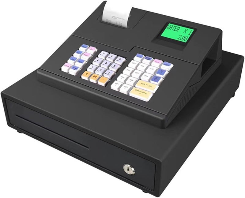 ROOUIO Cash Register, 38-key English System Cash Register, Automatic Cash Register System With Management Software ECR600 - Image 3
