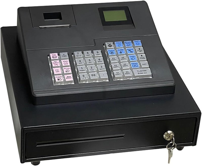 ROOUIO Cash Register, 38-key English System Cash Register, Automatic Cash Register System With Management Software ECR600 - Image 1