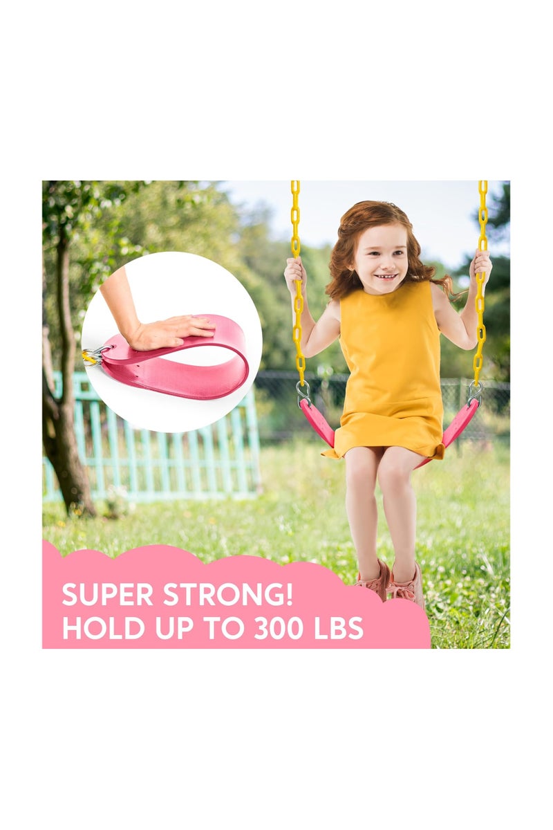 Durable and Easy to Install Anti-Slip Swing Seat Set for Playground Equipment 61x15x150cm - Image 4