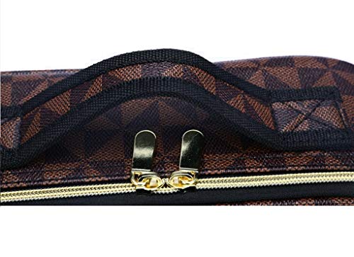 MDAIRC Travel Makeup Train MAKE UP Case Makeup Cosmetic Case Organizer Portable Artist Storage Bag with Adjustable Dividers for Cosmetics Makeup Brushes Toiletry Jewelry Digital Accessories - Image 5