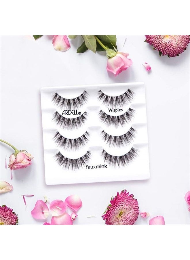 ARDELL - False Lashes Faux Mink Wispies Multipack, 1 pk x 4 pairs - Image 1