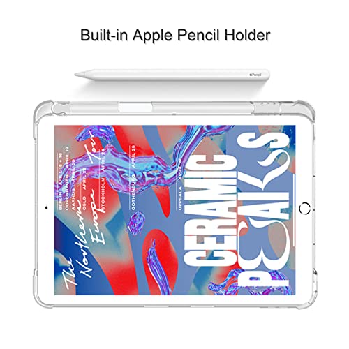 Divufus Case for iPad Pro 9.7 Only(Old Model 2016), Lightweight Slim Auto Sleep/Wake Trifold Stand Smart Cover, Soft TPU Frosted Translucent Back Pencil Holder Case for iPad Pro 9.7 Inch, Light Blue - Image 4