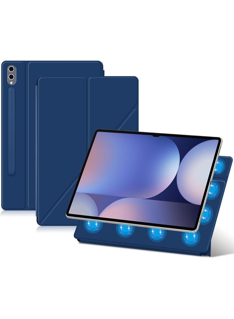 general Magnetic Case Compatible with Samsung Galaxy Tab S10 Ultra 14.6 Inch (2024), with Folding Invisible Bracket and Built-in Magnetic, Automatic Wake-up/Sleep Cover Case - Image 1