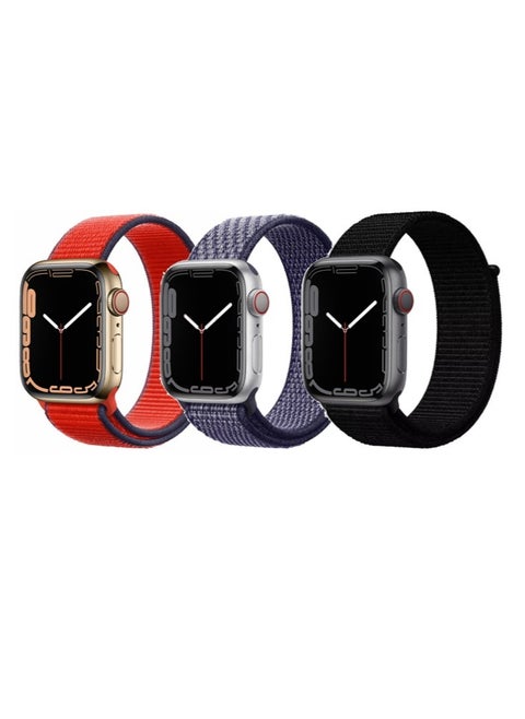 3pcs Apple Watch Strap 42/41/40/38mm Replacement for Apple Watch Series 10/9/8/7/6/5/4/SE