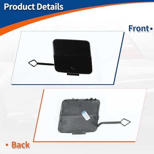 ACROPIX Front Car Bumper Tow Hook Cover Tow Cover Cap Black Fit for BMW 1 Series F20 F21 2011-2014 No.51117292947 - Pack of 1 - Image 5