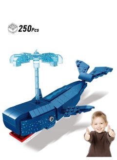 Generic Blue Whale Building Toy Set, Sea Animal Building Blocks, Deep Sea Creatures Building Toy Set for Children 8 Years Old and Up, Party Favors, Birthday, 250 Pieces  - Image 1