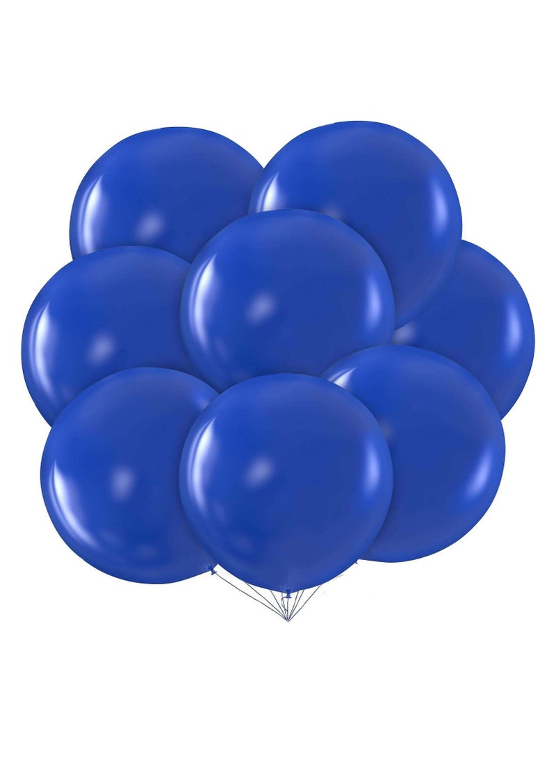 JOLLITY LLC 18 Inch Large Latex Balloons for Birthday Party Wedding Baby Shower Graduation Corporate Events Holidays 10 pcs (Blue) - Image 1