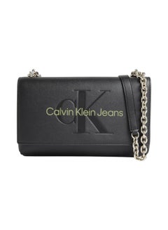 Calvin Klein Jeans Women's Convertible Shoulder Bag - faux leather, Black  - Image 1