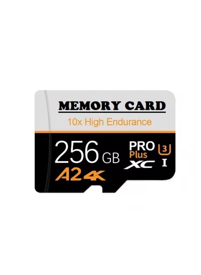 PRO Micro SD/TF Memory Card 256GB – High Speed V30 Memory Card, 4K Compatible for Mobile Phones, Smartphones, Tablets, Toys, CCTV, and Action Cameras - Image 1