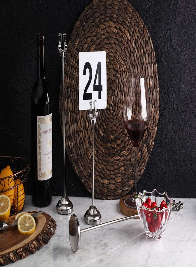 نيو ستار فود سيرفيس أرقام طاولات مزدوجة الجوانب من نيو ستار فود سيرفيس، رقم 23053، من 1 إلى 100، مقاس 4 بوصات × 4 بوصات، لون أبيض - Image 3