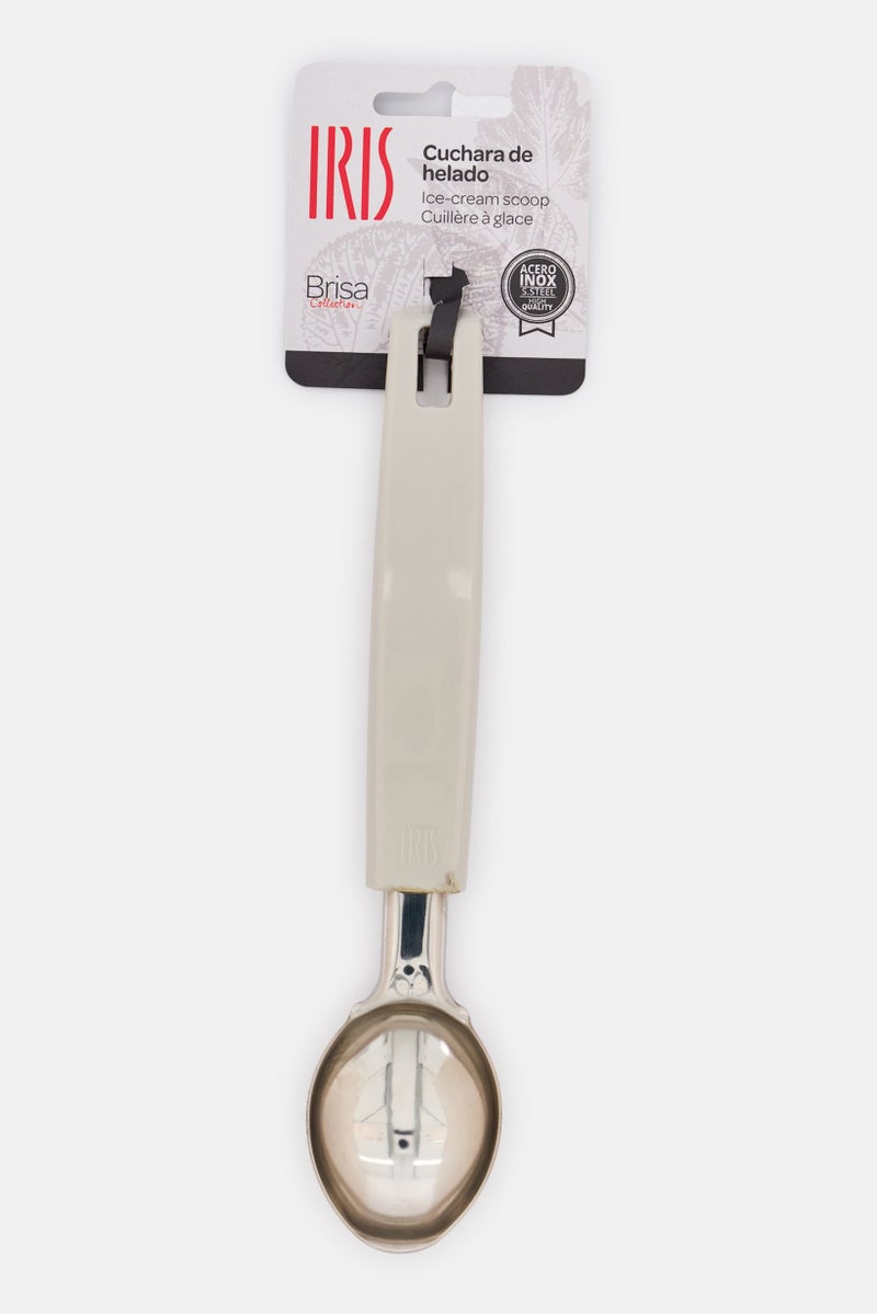 IRIS Scooper Ice Cream Spoon, Light Grey - Image 1