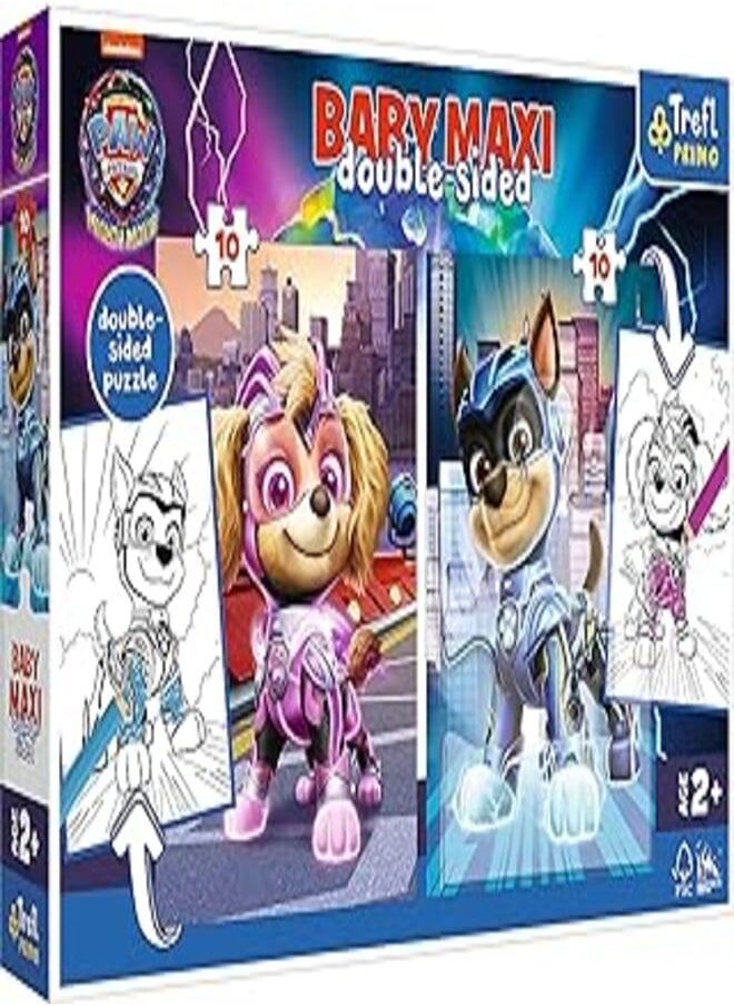 Trefl Trefl Puzzles - "Baby Maxi 2x10" - Heroic dogs/Viacom PAW PATROL: THE MIGHTY MOVIE 2023 FSC Mix 70% 43007 
