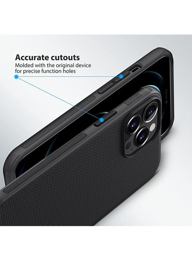 Nillkin Compatible With Iphone 13 Pro Max Case  Matte Rugged Heavy Duty Shockproof Tough Case For Iphone 13 Pro Max 5G Tpu + Pc Anti-Slip Protection Case Black - Image 3