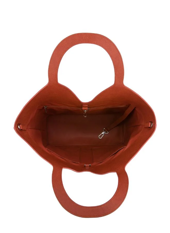 Veganologie Maze Tote Bag in Brown Made from 18 Recycled Bottles