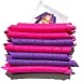 MC MAGIC CURLER 50 Pcs Heatless Spiral Hair Curlers 22inch Magic No Heat Hair Curls For Long Hair 6Pcs Styling Hooks DIY Hair Rollers Setï¼ˆpurple-roseredï¼‰ - Image 3