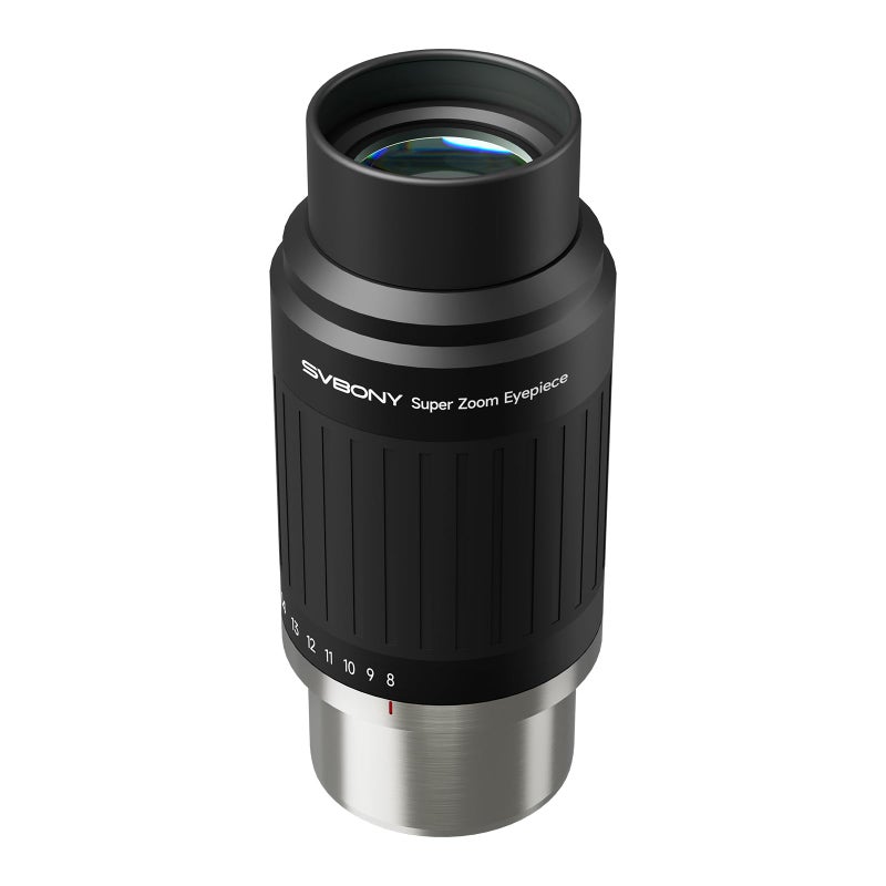 SVBONY SV230 820mm Zoom Eyepiece Parfocal Design WideAngle 5772 Aspherical Optics 125 and 2 Dual Fit for Planetary Deep Sky Observation - Image 2