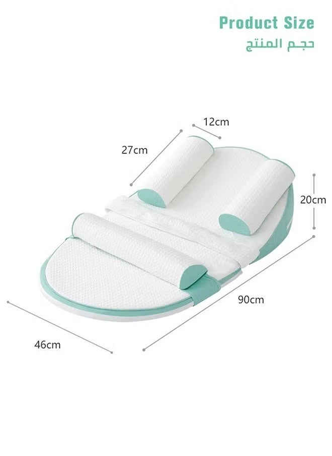 MIXDE Baby Nursing Pillow for Breastfeeding, Multi-Functional Original Plus Size Breastfeeding Pillows, Infant Anti-Spit Milk Slope Mat, Memory cotton Supportive Cushion  - Image 2