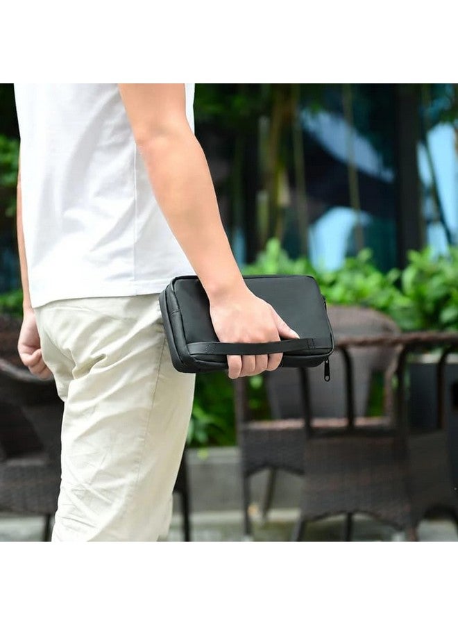 Being One Wiwu Family Passport Holder & Travel Wallet Rfid Blocking Ticket Holder Document Organizer Bag With Zipper Unisex Polyester Passport Holder,Black - Image 5