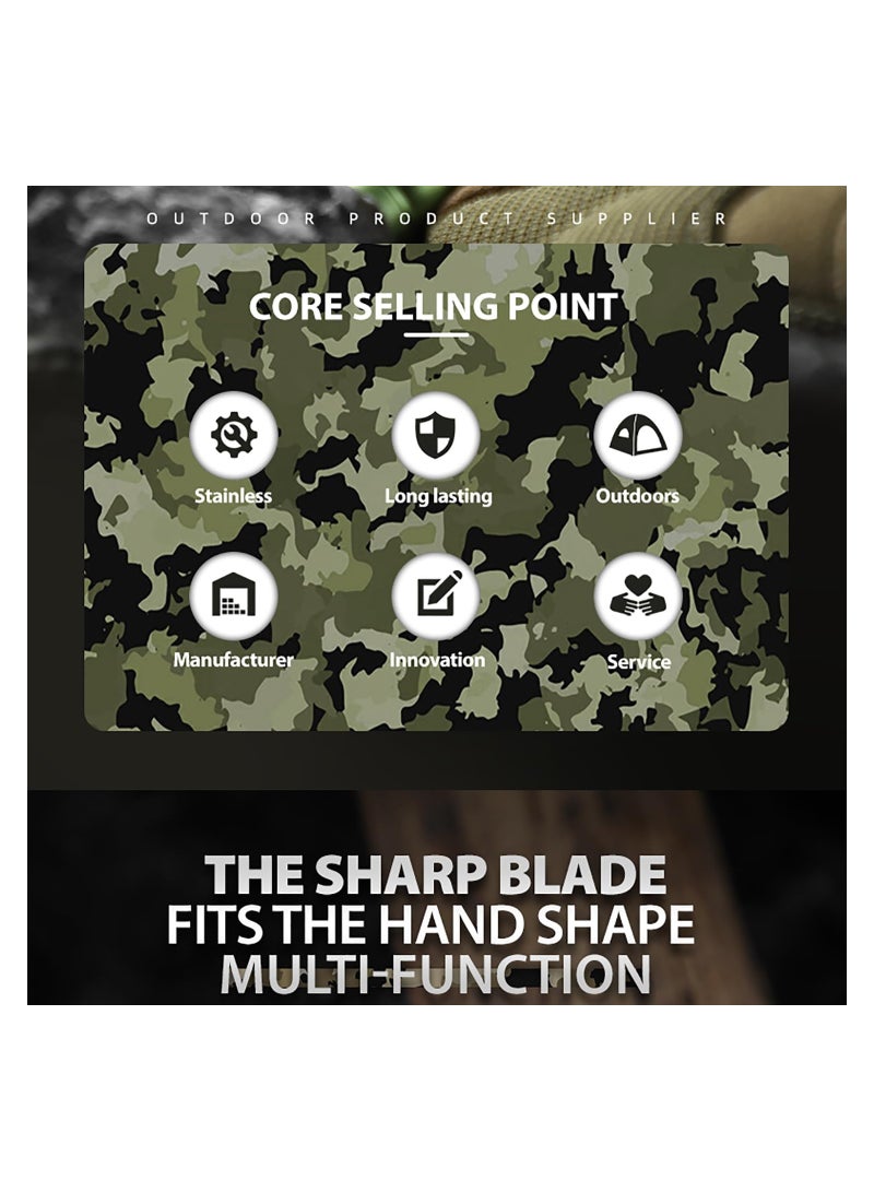 Excefore 4-in-1 Fire Starter Survival Tool with Whistle, Flint and Steel, Pocket Knife, and Bottle Opener - All-Weather Magnesium Ferro Rod for Camping and Hiking - Image 5