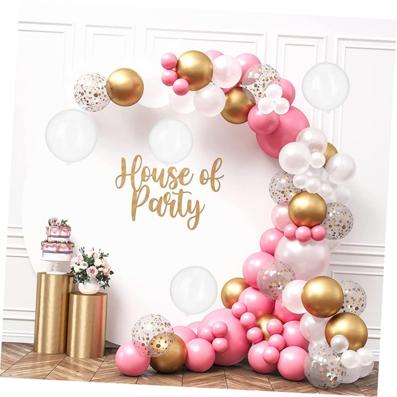 Large 100 Pcs Bubble Bobo Balloons For Birthday Wedding School Events Decorations - Image 3
